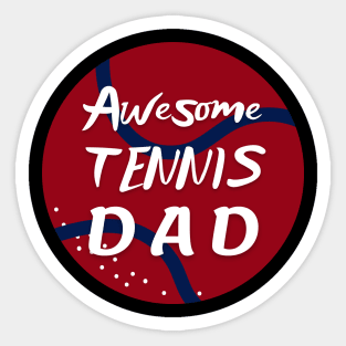 US Open Tennis Dad Tennis Ball Sticker